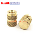 Inmold-Tek Round Head Brass Knurls Insert Nuts